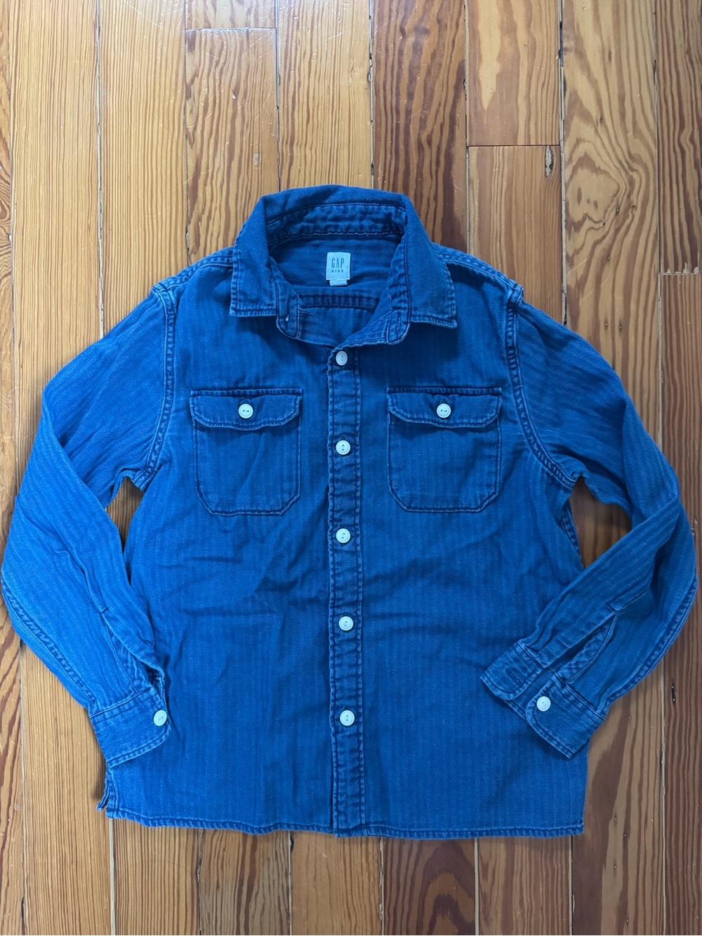 GAP Kids Button-Down Denim Shirt